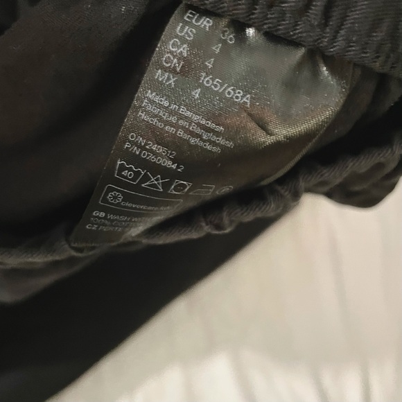 H&M Cargo Jogger Pants Size 4 - Picture 5 of 6